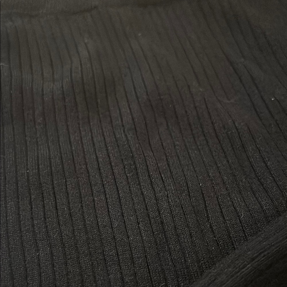 Garage Black Ribbed Knit Top - Picture 4 of 4